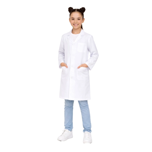 Fartuch laboratoryjny dziecięcy biały roz. 134/140